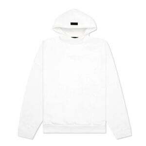 (XS) NWT ESSENTIALS Fear of God Pullover Hoodie in "Cloud Dancer"